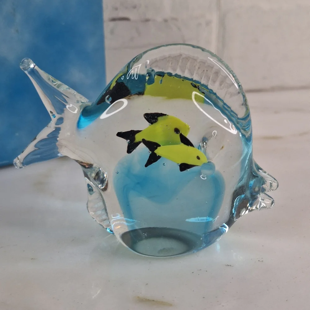 New Hand Blown Art Glass 3.25